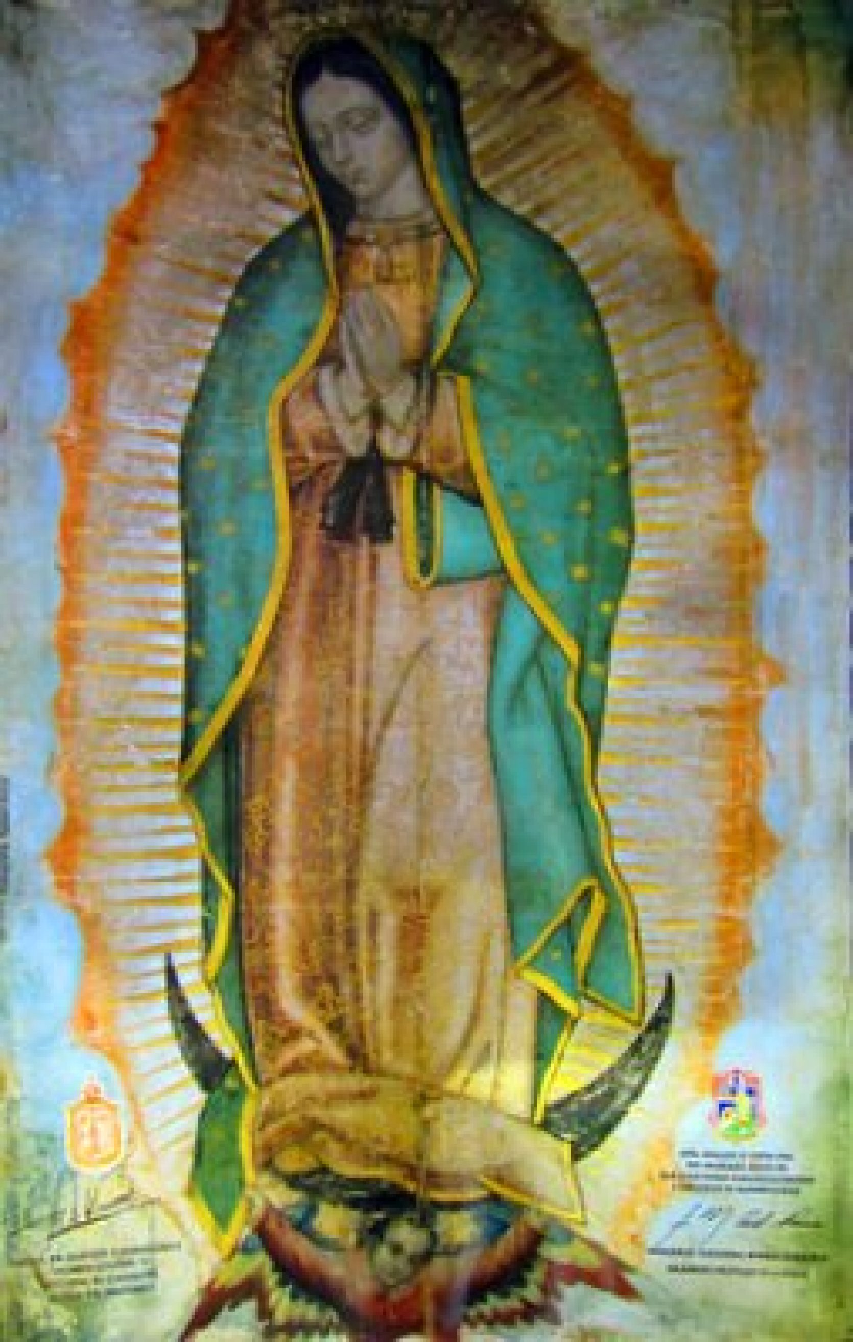 NotreDame de Guadalupe apparaît à Mexico à l'indien Juan Diego, 1531